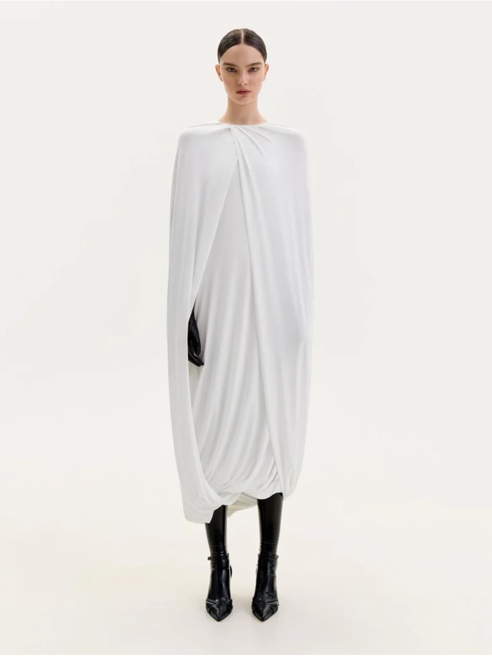 Flowing White Maxi Dress / Cover-Up